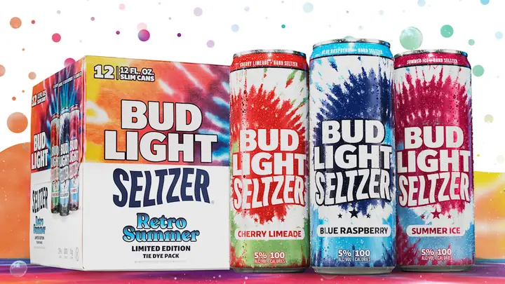 Bud Light Seltzer Retro Summer tie-dye variety pack
