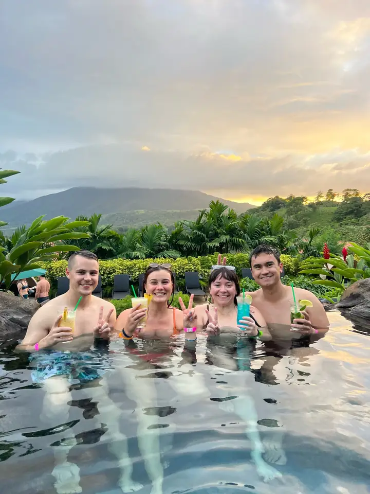 Jared, Matt, Maddie, and Fern in Costa Rica