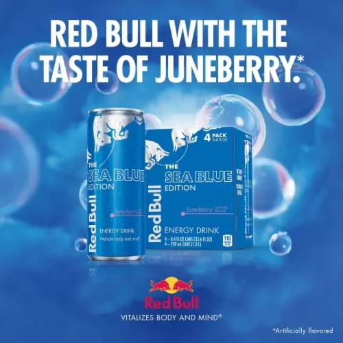 Red Bull promo image for the Juneberry flavor