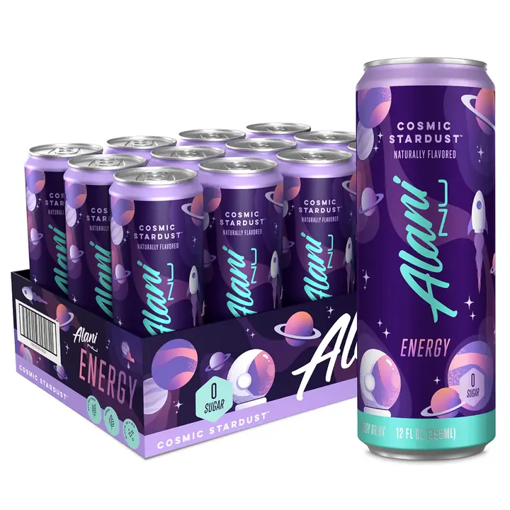 A can of Alani Nu Cosmic Stardust