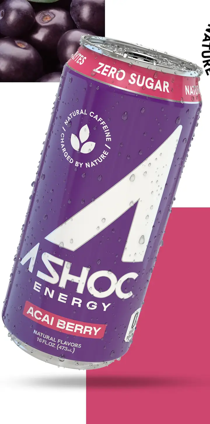 A can of Adrenaline Shoc Acai Berry