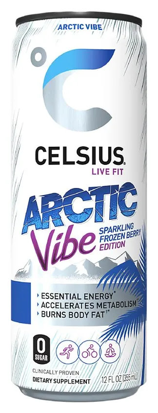 CELSIUS Arctic Vibe Sparkling Frozen Berry Edition