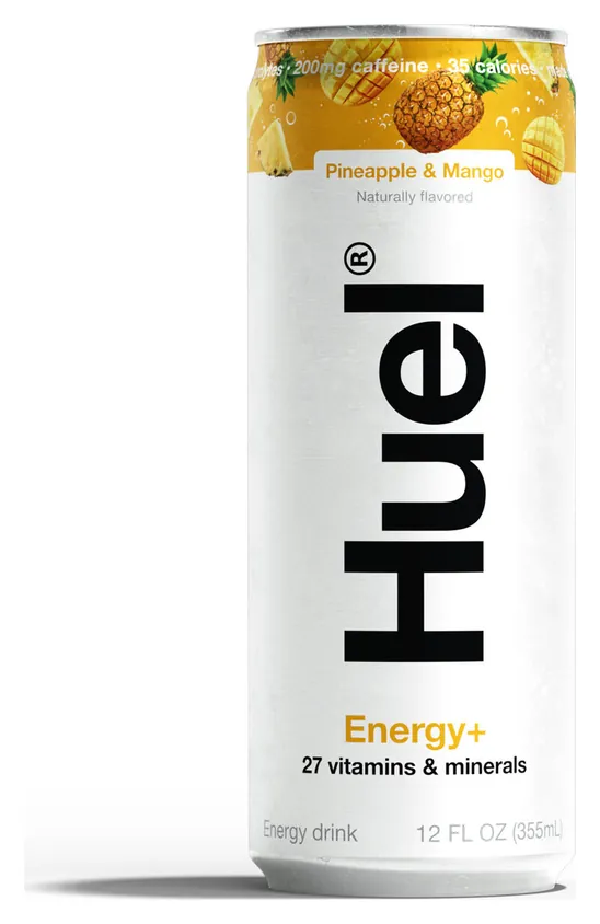 Huel Energy+ Vitamin Energy Drink Pineapple & Mango