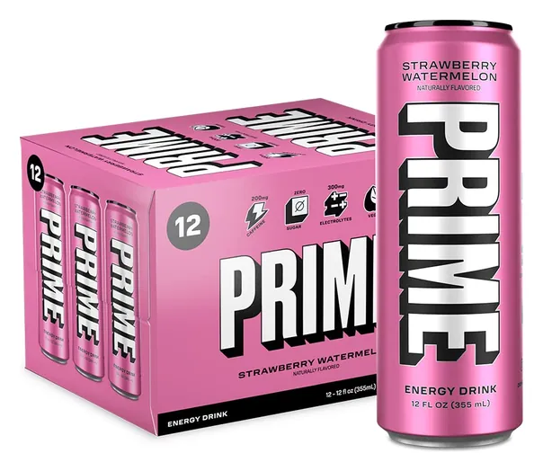 PRIME Energy Drink Strawberry Watermelon