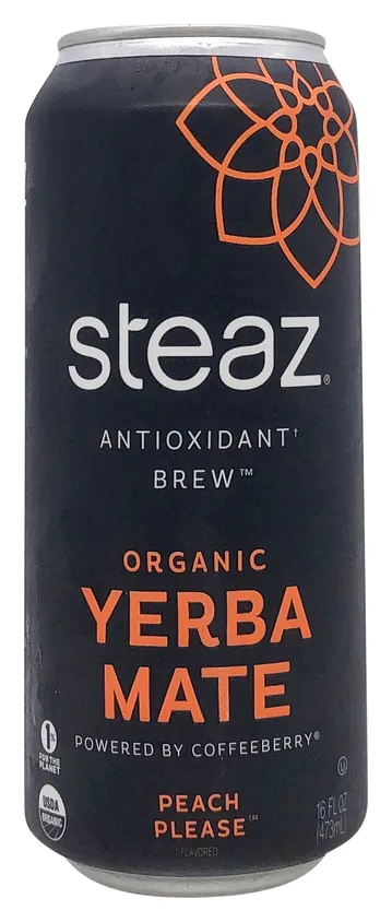 Steaz Organic Yerba Mate Tea Peach Please